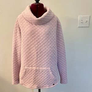 Orvis dusty pink pullover.